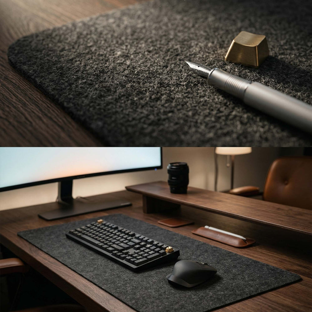 AeroPad™ - Alfombrilla de Escritorio de Fieltro Premium